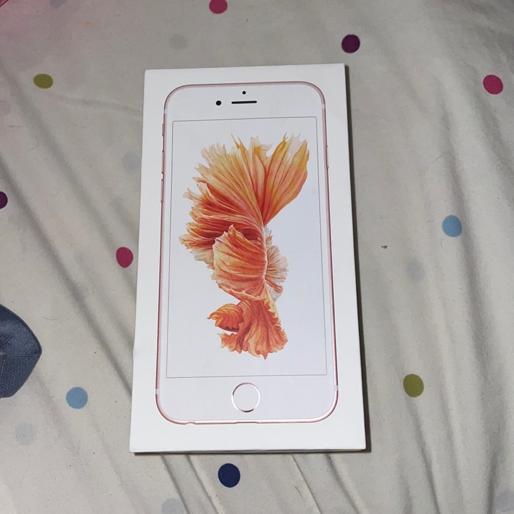 iPhone 6 S BOX ONLY rose gold old